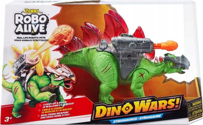 Figurë interaktive Zuru Robo Alive Dino Wars Stegosaurus, me drita e me zë
