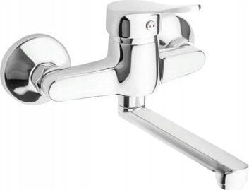 Rubinet lavamani FERRO DECO BF.BDC3, për mur, gryke që rrotullohet, krom