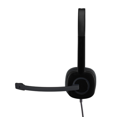 Kufje Logitech H151, me kabllo, të zeza