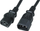 Kabllo zgjatues M-CAB rryme IEC C14 në IEC C13, 3 m, 10 A, i zi