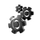Kushinetë radiale Bearing 6202, me toptha, standarde, metalike