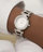 Orë dore për femra Guess Ginger GW0869L3, e argjendtë