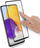 Xham mbrojtës T-Phox Glass 5D, për Samsung Galaxy A72, ngjitje e plotë, kornizë e zezë