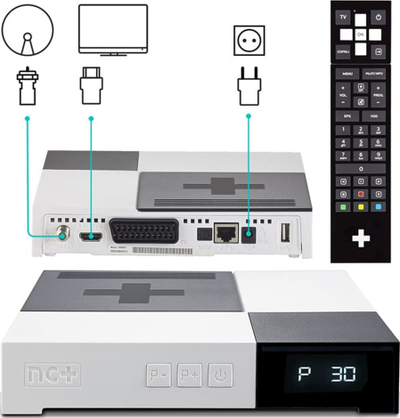 Dekoder satelitor Nc+ Prepaid Start+, HD, 3 muj Eleven Sports, i zi