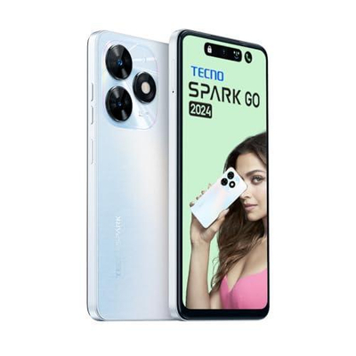 Telefoni Tecno Spark Go 2024, 64GB, 8GB RAM, i bardhë