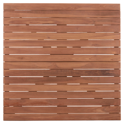 Tapetë tavoline Hm SQUARE HM18137, dru teak, 80x80 cm, natyrale