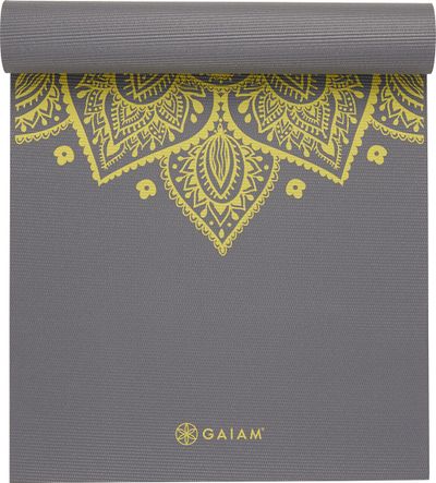 Tapet yoga Gaiam CITRON SUNDIAL, 6mm, PVC, shumëngjyrësh
