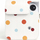 Futrollë LoveInstant për Fujifilm Instax Mini 12, lëkurë sintetike, me rrip shpatulle, e bardhë me pika