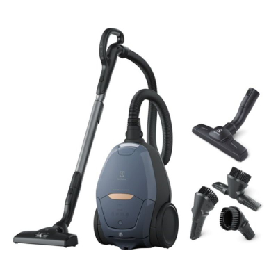 Fshesë me korent Electrolux Pure D8 PD82-8DB, me qese, shumë e qetë, blu e errët