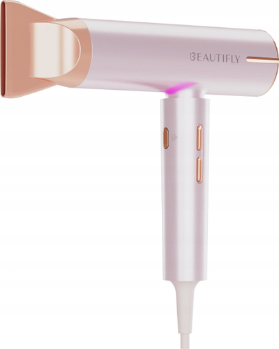 Tharëse flokësh Beautifly CandyFlow, motor BLDC, 3 nivele temperature, rozë