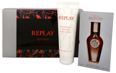 Set Replay, parfum True For Her 20 ml + losion trupi 100 ml