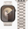 Rrip për orë inteligjente Vonmählen Link Bracelet 2, çelik inox 316L, 44 45 46 49 mm, bezhë
