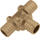 Teu reduktues KAN-therm Brass Push, 18x2.0, 12x2.0, bronzi