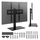 Stativ universal TV Maclean MC 132, për 32–55\", deri 35 kg, i zi