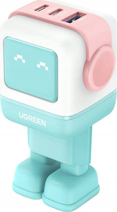 Karikues Ugreen Uno RG, 65W, 3 porta GaN, i bardhë