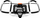 Dritë ballore Petzl IKO AirFit, 350 lumene, Hybrid Concept, e zezë e bardhë