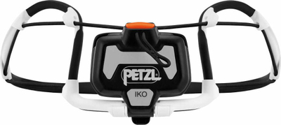 Dritë ballore Petzl IKO AirFit, 350 lumene, Hybrid Concept, e zezë e bardhë