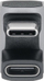 Adapter USB-C në USB4 U-Shape 180°, Pro, argjendtë
