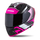 Helmetë moto CASSIDA Aero Drome, madhësia S, e zezë metalike rozë e bardhë