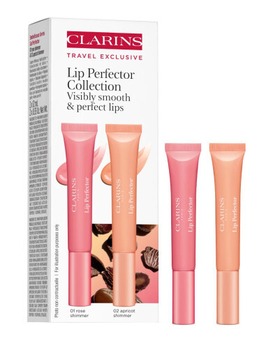 Koleksioni Lip Perfector Set shkëlqyes buzësh, 2 x 12 ml