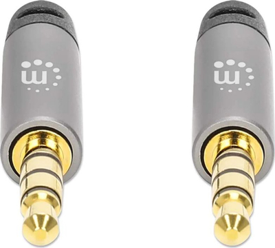 Kabllo audio stereo Manhattan, 3.5 mm aux, 2 m, male male, i zi