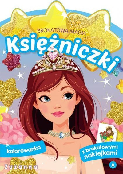 Libër me ngjyrosje Brocade Magic Princesses Zuzanna, me ngjitëse, për fëmijë