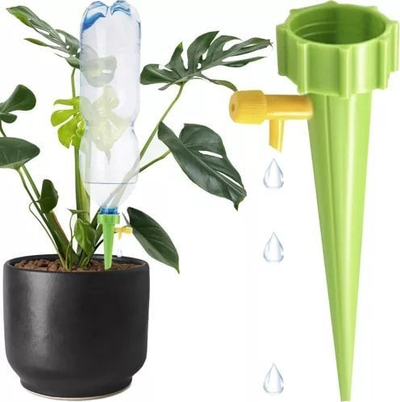 Ujitës automatik për vazo lulesh Flower Pot Waterer 23486, për shishe 1.5L, plastikë, transparent