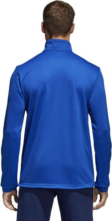 Bluzë stërvitje adidas Core 18 TR Top M, me gjysmë zinxhir, për futboll, blu
