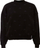 Bluzë sportive për goca Kappa Ignara Sweatshirt W, jakë e ngritur, logo gjithandej, e zezë