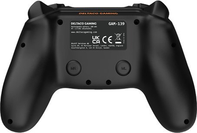 Kontroller Deltaco GAM-139, wireless, i zi