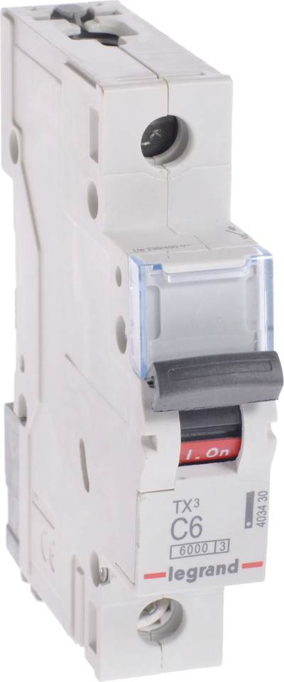 Ndërprerës qarku Legrand S 301 1P C, 6A 6000A