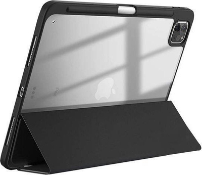 Mbulesë tablet Crong PrimeFolio Case për iPad Pro 11 2022–2021 edhe iPad Air 10.9 4–5 Gen, me qëndrim, me karikim për Apple Pencil, e zezë