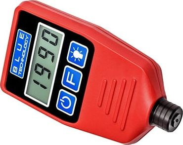 Matës trashësie boje Blue Technology P-13-AL, 0-5000µm, 2x AAA, i kuq