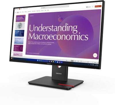 Monitor Lenovo ThinkVision T24d-40, 24", FHD, 120Hz, IPS, i zi