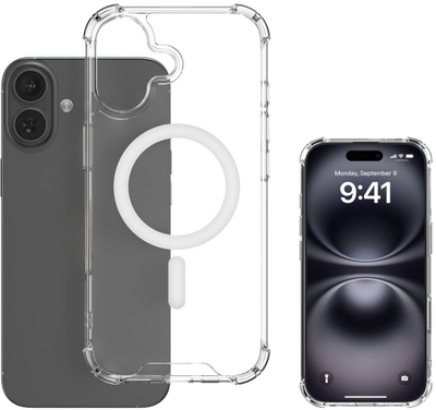 Kallëp 4smarts Hybrid Case Ibiza për iPhone 17, MagSafe, transparent