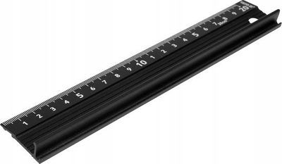 Rregllë Yato YT-70725, 20cm, plastike, transparente