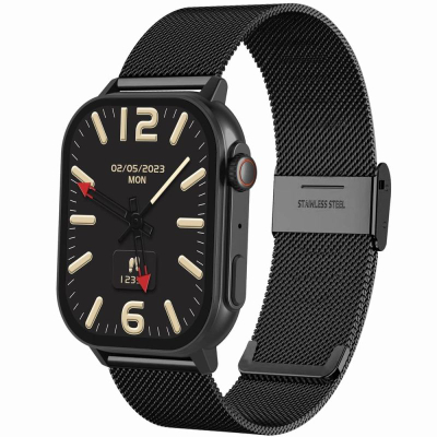 Ora inteligjente Gravity GT15-2, ekran 2.04", Bluetooth për thirrje, portokalli me të zezë