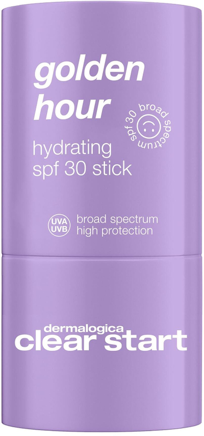Kрем стик за лице Дермалогика Golden Hour Clarifying, SPF30, некомедоген, златна нијанса