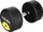 Hantel HMS HG PRO, 35 kg, i veshur me gomë, i zi