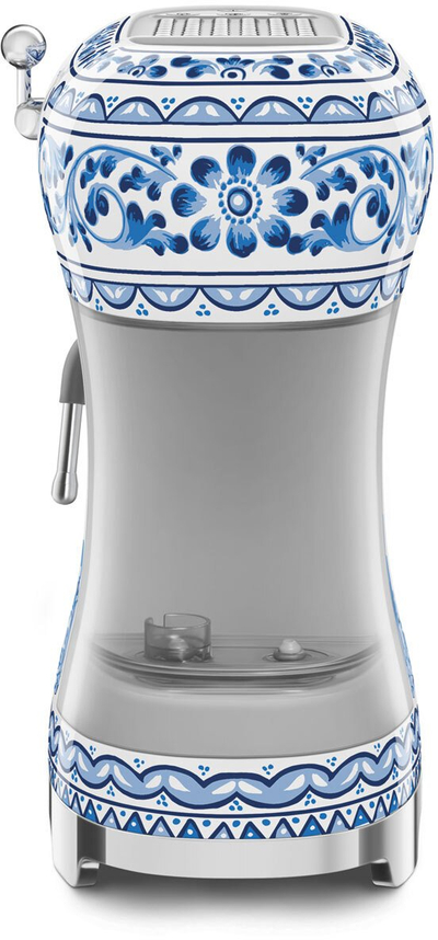 Makina portafilter për kafe Smeg x Dolce &amp; Gabbana Blu Mediterraneo, 15 bar, sistem Thermoblock, blu
