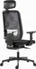 Karrige zyre Powerton Lucie, ergonomike, e zezë