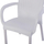 Kolltuk polipropileni ratan + këmbë alu 60×60×82 cm (HM5591.01)
