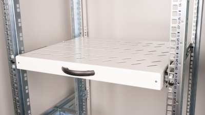 Rafte rrëshqitëse për kabinet 19" LevelOne Equip 280602 EZVS-19-1-60-G, 1U, 60 cm, gri
