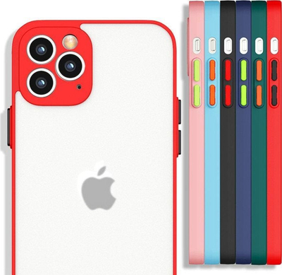 Mbrojtëse silikoni Hurtel Milky Case për Samsung Galaxy A42 5G, e butë, gjysmë e tejdukshme, e zezë