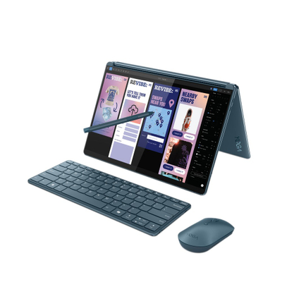 Laptop Lenovo Yoga Book, 13.3", Intel 155U, 32 GB RAM, 512 GB SSD, i gjelbërt