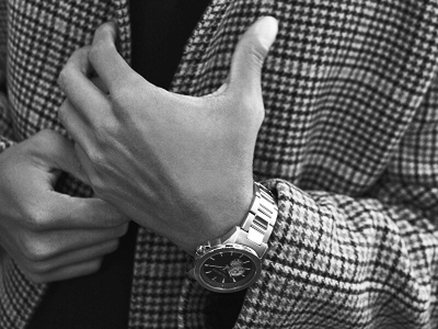 Orë për meshkuj Trussardi T-Hawk Automatic R2423153002, e argjendtë