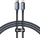 Kabllo karikimi / të dhënash Baseus Crystal Shine Series USB-C - Lightning, 20W, 1.2m, e zezë