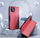 Kapak portofol Samsung Galaxy A20e OEM Fancy, me magnet, i kuq