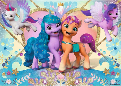Puzzle Trefl My Little Pony Shiny Ponies, 100 copa, me xixa, shumëngjyrësh