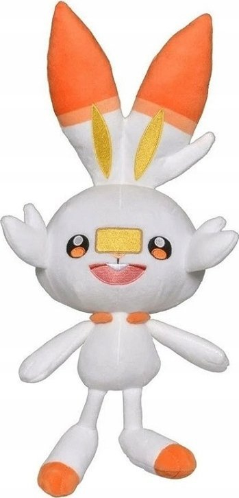 Lodër pellushi Jazwares Pokémon Scorbunny, 20cm, shumëngjyrëshe